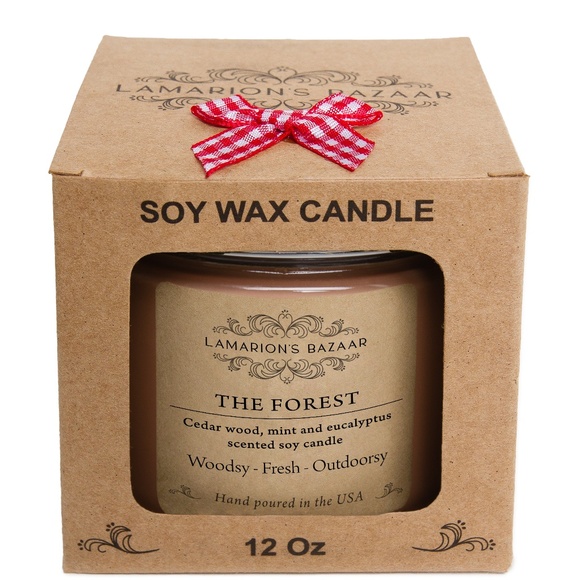 THE FOREST -Cedar wood, Peppermint and Eucalyptus - 100% Soy - Outdoorsy Scent - Picture 5 of 5